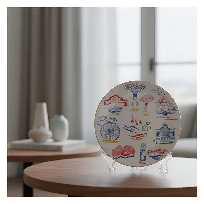 ‘SINGAPORE DOWNTOWN’ Plate