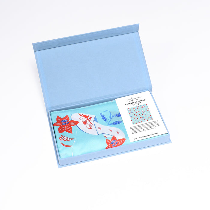 ‘PERANAKAN SHOES’ Silk Scarf