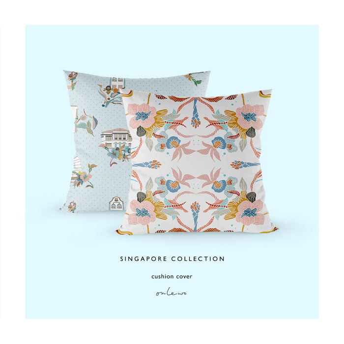'BATIK FLOWERS' Cushion Cover