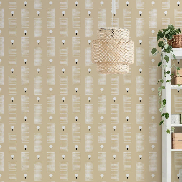 'VINTAGE PUSH GATE' Wallpaper