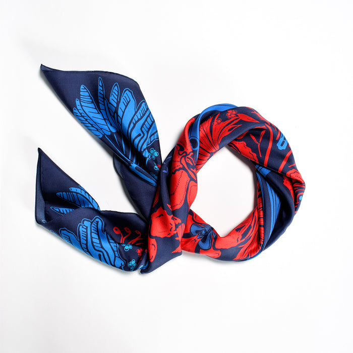 ‘SINGAPORE ORCHID’ Silk Scarf