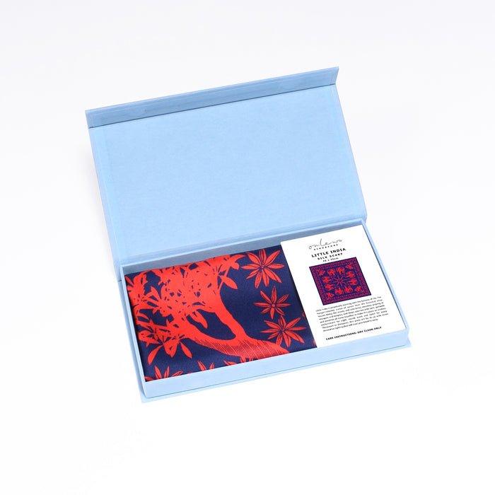 ‘LITTLE INDIA’ Silk Scarf