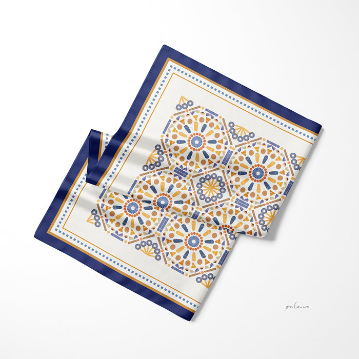 ‘KUEH TILE’ Silk Pocket Square