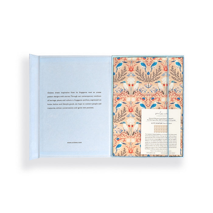 ‘A City in Nature’ Cotton Linen Notebook