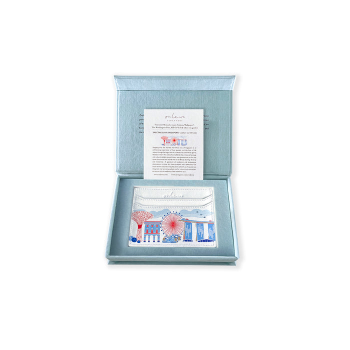 ‘SPECTACULAR SINGAPORE’ Leather Card Holder