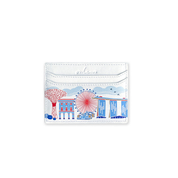 ‘SPECTACULAR SINGAPORE’ Leather Card Holder