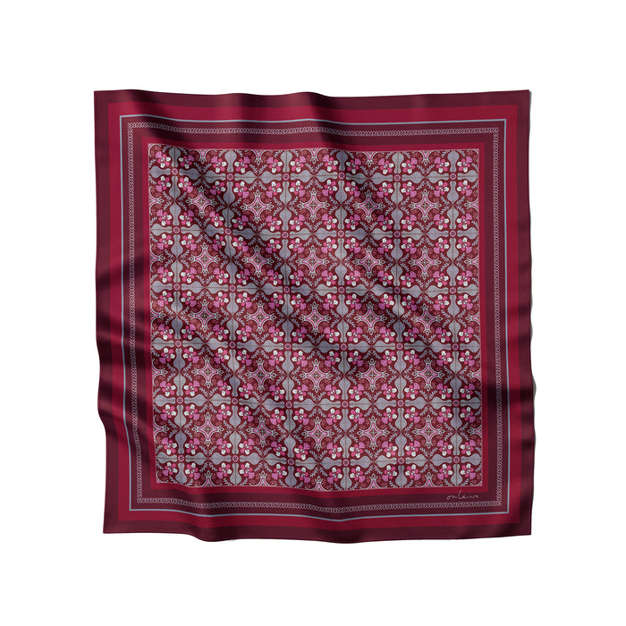 'CITY IN THE GARDEN & ORCHID LEGACY' Silk Tie & Pocket Square Gift Set