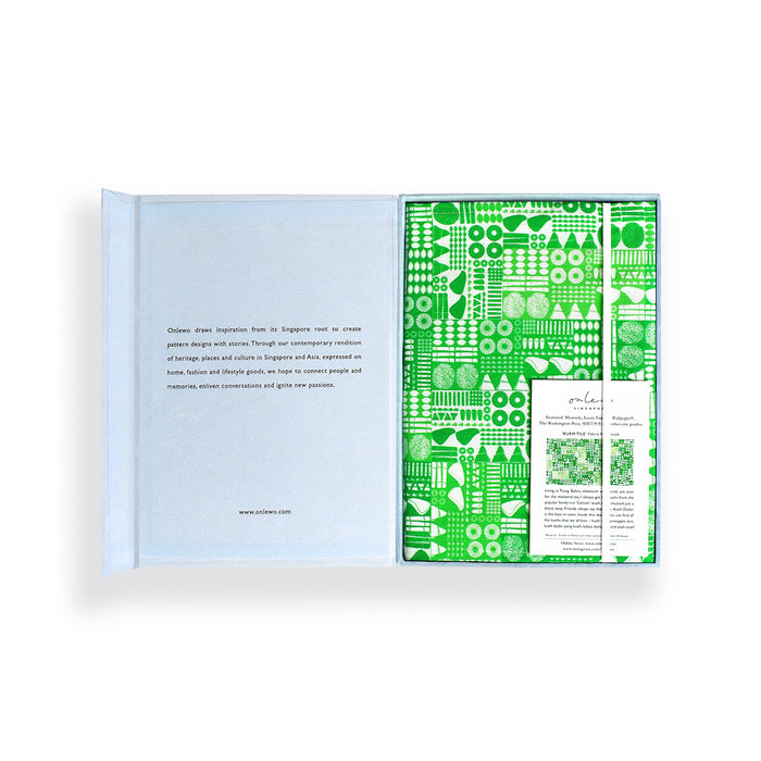 ‘KUEH PATCHWORK’ Cotton Linen Notebook