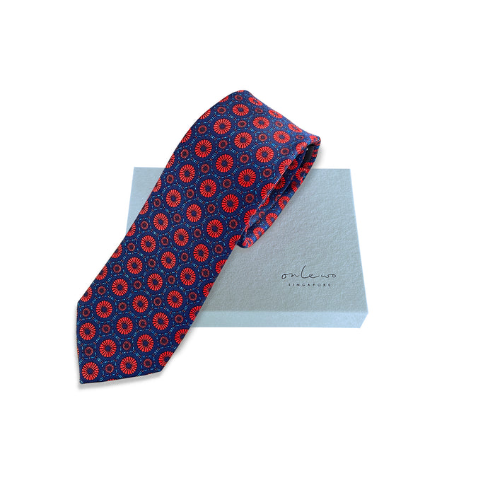 ‘KUEH TILE’ Silk Tie