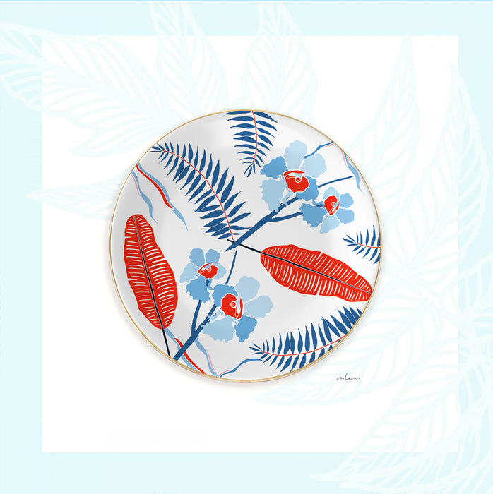 'SINGAPORE ORCHID GARDEN’ Plate
