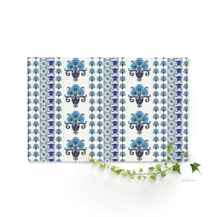 ‘PERANAKAN FLORAL TILE’ Placemats (Set Of 4)