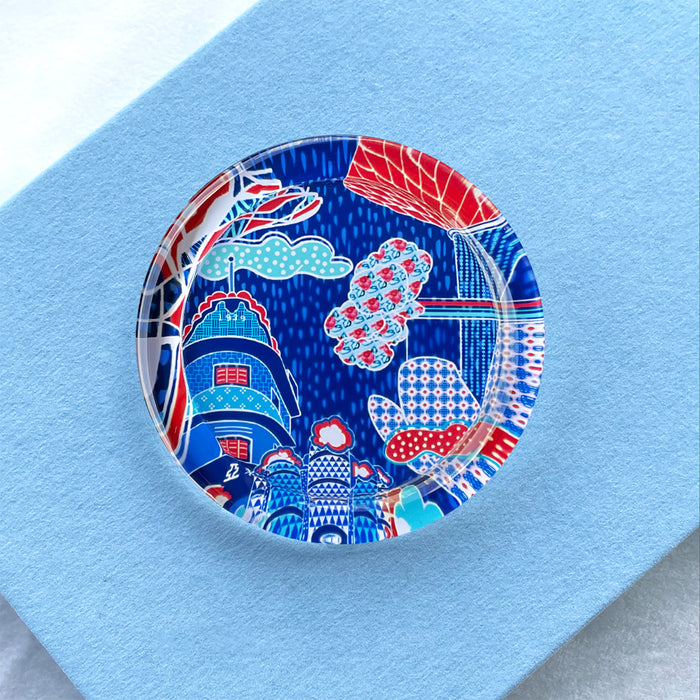 ‘COLOURFUL SINGAPORE’ Glass Coaster