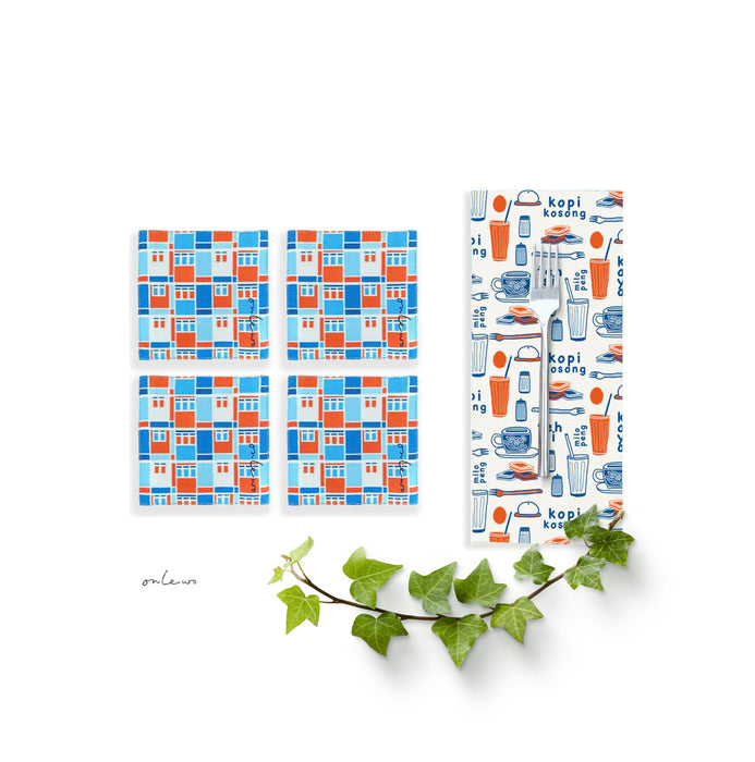 ‘EVERYDAY SINGAPORE’ Coasters & Napkins Gift Set