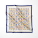 Onlewo 'Kueh Tile' 100% silk pocket square — kaleidoscopic Singapore kueh pattern with kueh tutu, pineapple tart and ondeh-ondeh, Singapore-designed gift