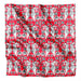 Onlewo 'Peranakan Rhapsody' 90cm mulberry silk scarf — bibik in cheongsam by peony garden design, collaboration with Singapore artist Martin Loh