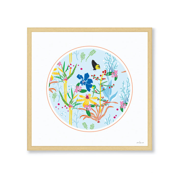 ‘DAZZLING SINGAPORE’ Framed Print (with gift box)
