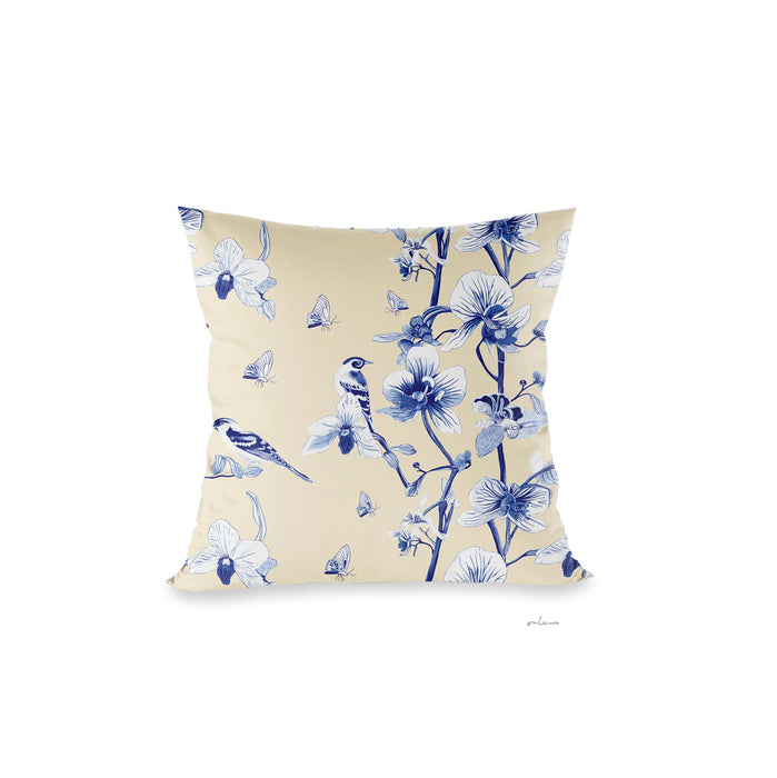 ‘ORCHID RHAPSODY’ Velvet Cushion Cover