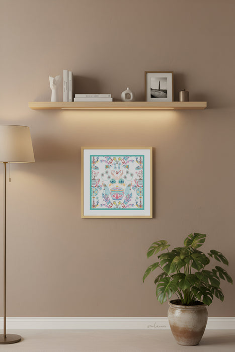 ‘PERANAKAN STORY’ Framed Print (with gift box)