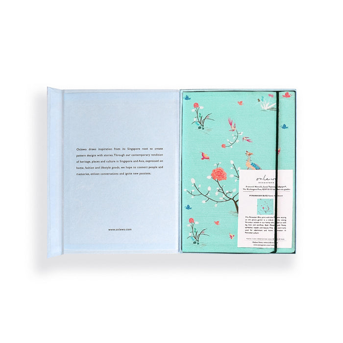 ‘PERANAKAN BLISS’ Cotton Linen Notebook