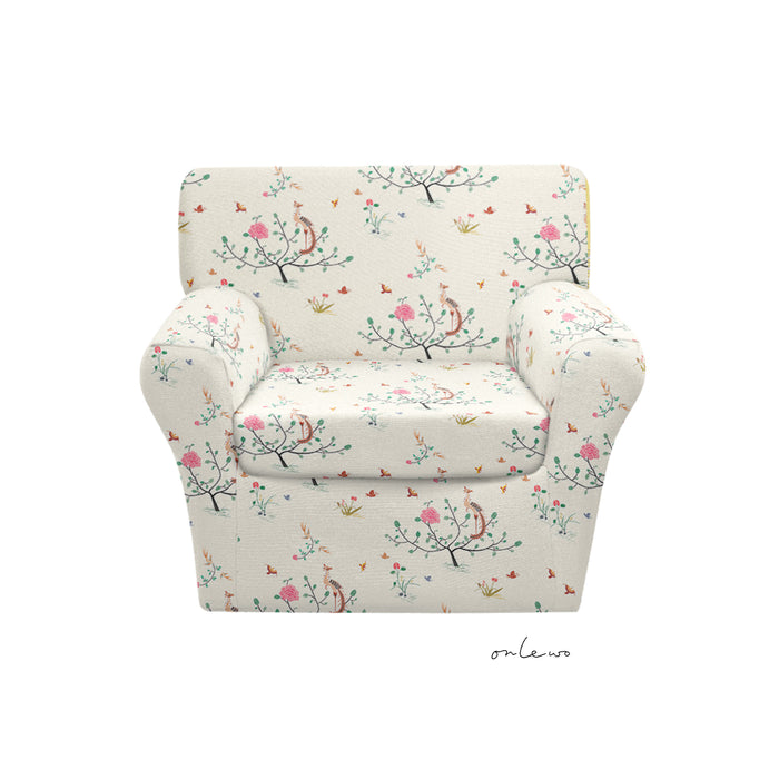 'PERANAKAN BLISS' Velvet Upholstery Fabric