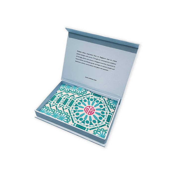 ‘福 ABUNDANCE – KUEH TILE’ Velvet Coasters