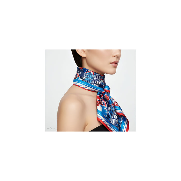 ‘COLOURFUL SINGAPORE’ Silk Scarf