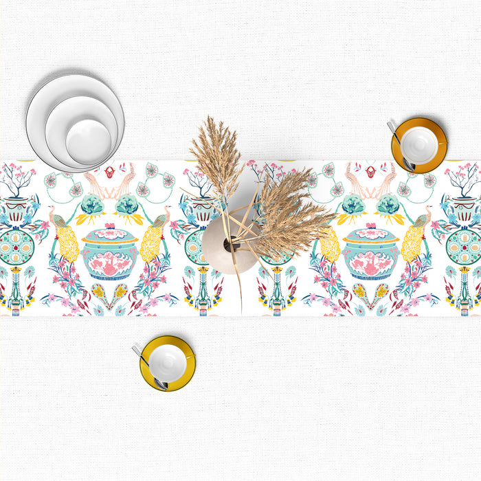 ‘PERANAKAN STORY’ Velvet Table Runner