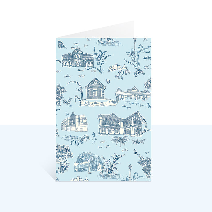 ‘CITY IN THE GARDEN’ Greeting Card