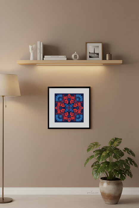 ‘SINGAPORE ORCHID’ Framed Print (with gift box)